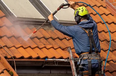Démoussage et hydrofuge de toiture à Bevons